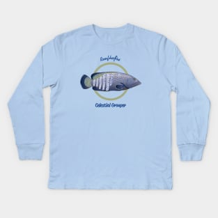 Celestial Grouper Kids Long Sleeve T-Shirt